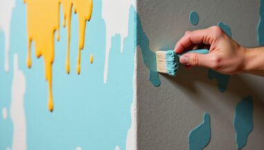 Peinture qui s'écaille au rouleau : solutions efficaces pour y remédier
