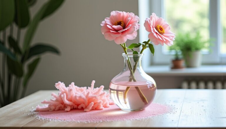 Astuces créatives pour sublimer un vase transparent avec du sable coloré