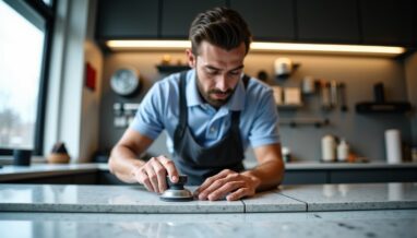 Les secrets pour réaliser une jonction invisible entre plans de travail